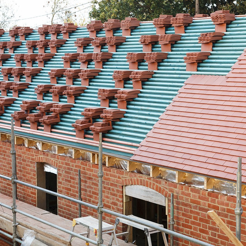 Professional roof installation with quality materials